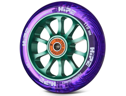 Купить колесо HIPE 10 SPOKE (Purple) 110 для трюковых самокатов в Иркутске