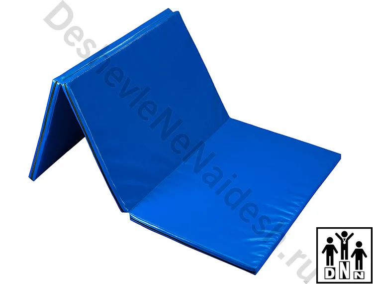 мат складной синий