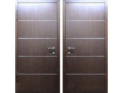 Металлическая дверь с отделкой МДФ. Модель ДК406
