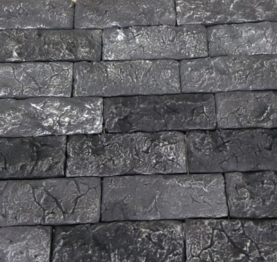 ВАВИЛОН КИРПИЧ ЧЕРНЫЙ+СЕРЕБРО            СТОИМОСТЬ-1410 \М2