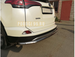 Защита заднего бампера d60 для Toyota RAV4 2013-2015