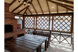 Строительство беседок (работа + материал)