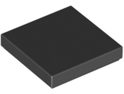 Tile 2 x 2 with Groove, Black (3068b / 306826)