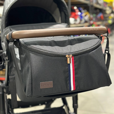 Детская коляска 3 в 1 Luxmom 808 Темно-серый Экокожа