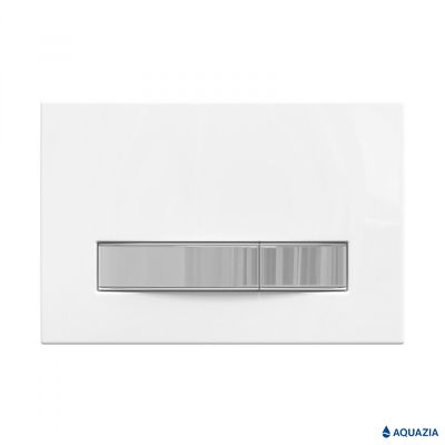Инсталляция AQUAZIA ATOM 410 для подвесного унитаза, кнопка Atom Line (Белая/Хром)