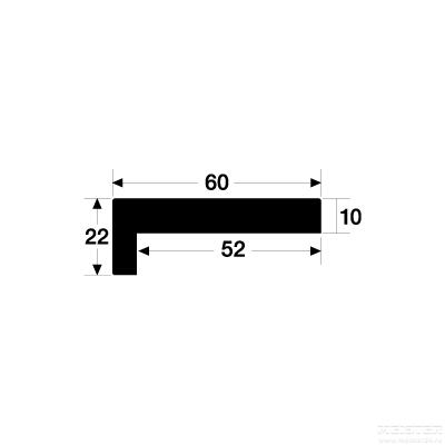 Молдинг обрамляющий MEISTER Rustic oak 4083