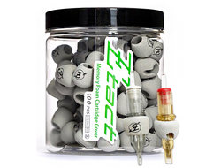 Поролоновая насадка для тату картриджей EZ-FMCC gray, 100 шт.