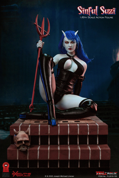 Коллекционная ФИГУРКА 1/6 scale Демоница Сьюзи - SIN BOLDLY  Sinful Suzi (PL2019-150) - TBLeague