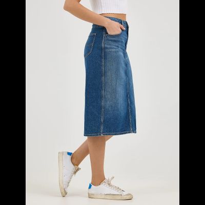 Юбка Lee® Legendary Back Slit Denim Skirt