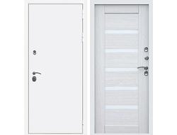 Белая входная дверь Rx 5 под межкомнатные