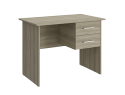 Стол офисный ОФ-111К с тумбой ОФ-21 Блэквуд сатиновый