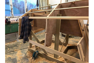 Постройка корпуса яхты Class Globe 5.80 #78 на верфи Kolibri Jachtbouw