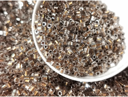 Toho Hexagon 11/0 - 5г - 989 Окрашенный изнутри хрусталь с внутренней позолотой