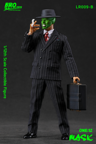 Маска, версия 2 (Стенли Ипкисс, "The Mask") - Коллекционная фигурка 1/12 SCALE Mask Action Figure (LR009B) - BROTOYS
