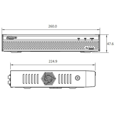NVR IP видеорегистратор DHI-NVR2104HS-4KS2 Dahua