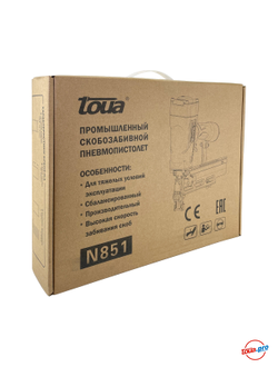 Пневматический скобозабивной пистолет Toua N851