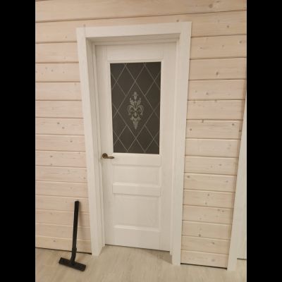 Честер  эмаль остекленная белая