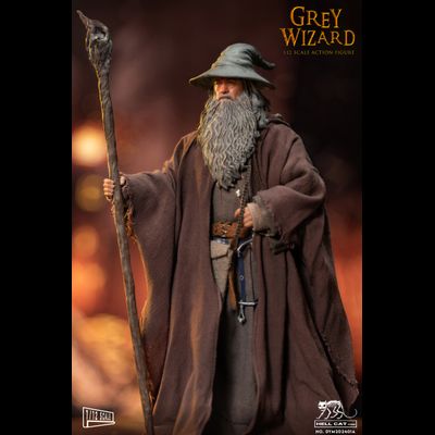 Гэндальф Серый ("Властелин Колец", Lord of the Rings) - Коллекционная фигурка 1/12 SCALE Grey Wizard (DYM202401B) - Hell Cat