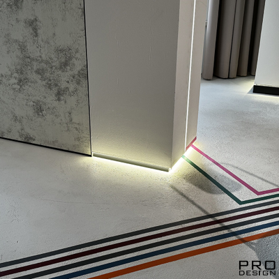 Теневой плинтус скрытого монтажа Pro Design 7209 Анодированный