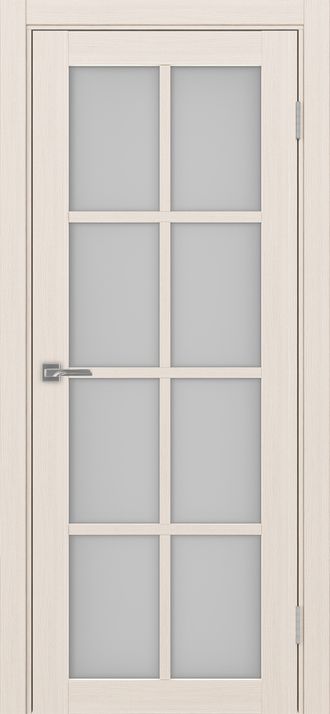Межкомнатная дверь "Турин-541" ясень перламутровый (стекло сатинато)