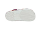 CROCS CROCBAND RAINBOW GITTER CLOG БЕЛЫЕ