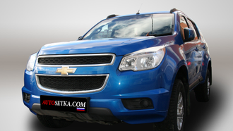 Premium защита радиатора для Chevrolet TRAILBLAZER (2013-2016) из 2-х частей