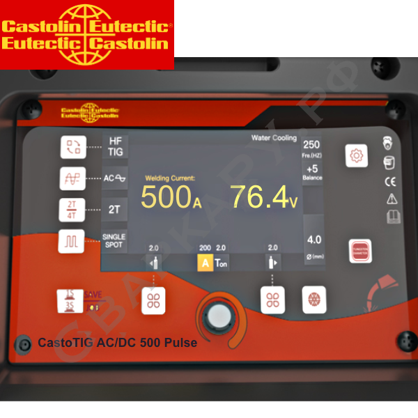Установка для аргонодуговой сварки Castolin CastoTIG 200 AC/DC Pulse PFC
