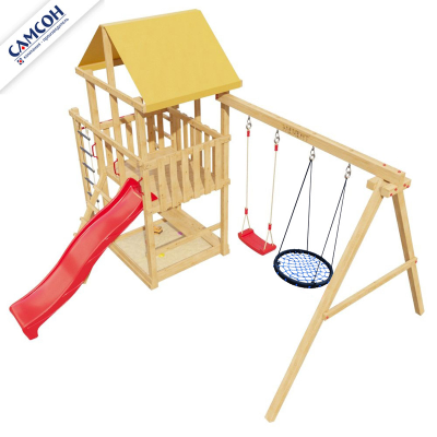 Детская площадка 5-й Элемент + качели-гнездо 60 см.