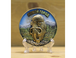 МАГНИТ ЛИТОЙ МАМОНТ СТАРЫЙ ЦВЕТНОЙ, ОПТ