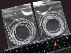 КАНИТЕЛЬ ЖЕСТКАЯ 0,9мм - 5г - СЕРЕБРО МАТОВОЕ (022)