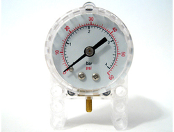 Pneumatic Pressure Gauge - Manometer, Trans-Clear (64065c01)