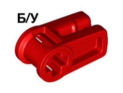 ! Б/У - Technic, Axle and Wire Connector, Red (49283 / 6263067) - Б/У