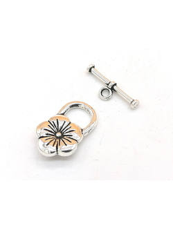 Тогл- замок,  22*13 (20*6) мм