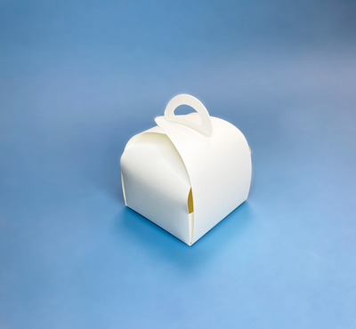 Упаковка сборная кондитерская с/р (белая), 100*100*100мм