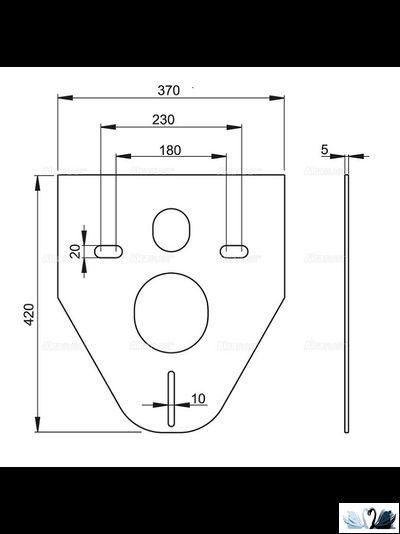 Инсталляция Alcadrain AM101/1120-4:1 RU M578-0001 SET 4v1 с черной клавишей смыва