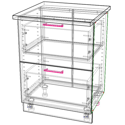 Стол кухонный Аляска Н-62 (600)