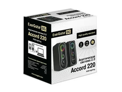 Акустическая система 2.0 SVEN 312 2.0, мощность 4 Вт, 100-20000 Гц, материал колонок: пластик, LED индикатор питание от USB черный