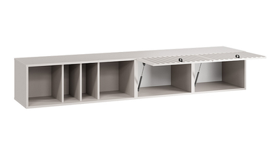 Детская ТИФФАНИ - Шкаф настенный с полкой (2042) Кашемир/Кашемир матовый