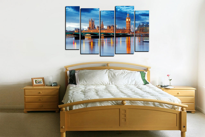 Модульная картина "Пасмурный Лондон"