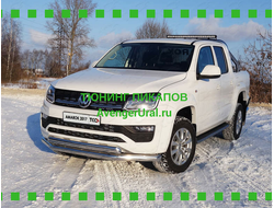 Защита передняя нижняя (двойная) 76,1/75 мм