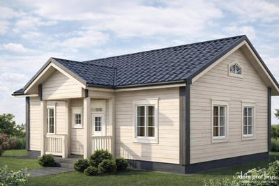 Древесный 84м2 12х7