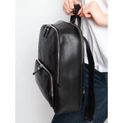 Женский кожаный рюкзак Vicenza Premium black (арт. 
3105-51)