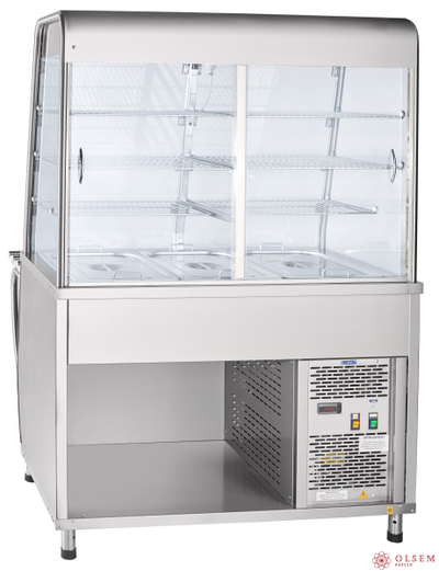 Прилавок-витрина Abat ПВВ(Н)-70Т-С-НШ