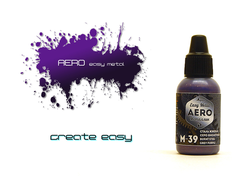 Pacific88: Краска акриловая Aero Easy Metal M-39 "Сталь жженая серо-фиолетовая" (18 мл.)