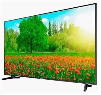 4K Телевизор Samsung UE55NU7090U 54.6&quot;  черный Работаетс Алисо