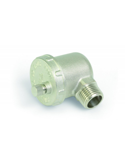 Воздухоотводчик боковой угловой 1/2" никелированный TIM BL5815