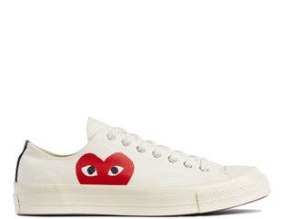 Converse comme des garçons blancas sale