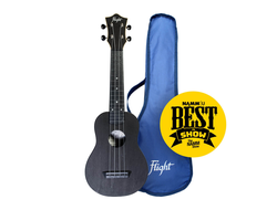 FLIGHT TUS 35 BK - укулеле Travel, сопрано, черная