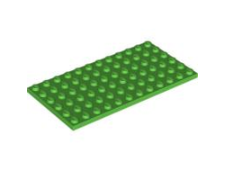Plate 6 x 12, Bright Green (3028 / 4541414)