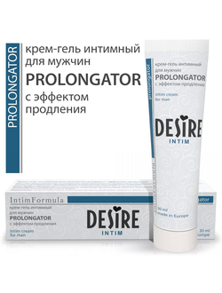 Продлевающий крем-гель DESIRE Prolongator - 30 мл. Производитель: Роспарфюм